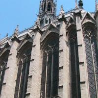 The outside of Sainte Chapelle.